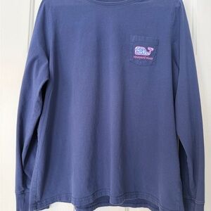 Vineyard Vines Blue Long Sleeve Tee